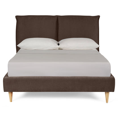 Base de Cama Matrimonial Zenvia Chocolate