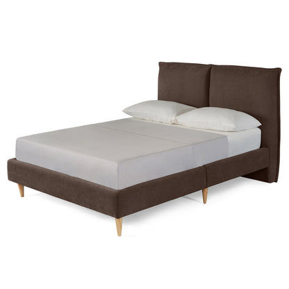 Base de Cama Matrimonial Zenvia Chocolate
