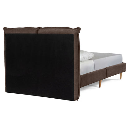 Base de Cama Matrimonial Zenvia Chocolate