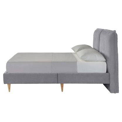 Base de Cama Matrimonial Zenvia Gris