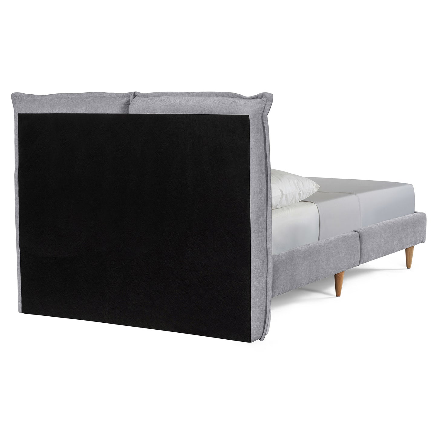 Base de Cama Matrimonial Zenvia Gris
