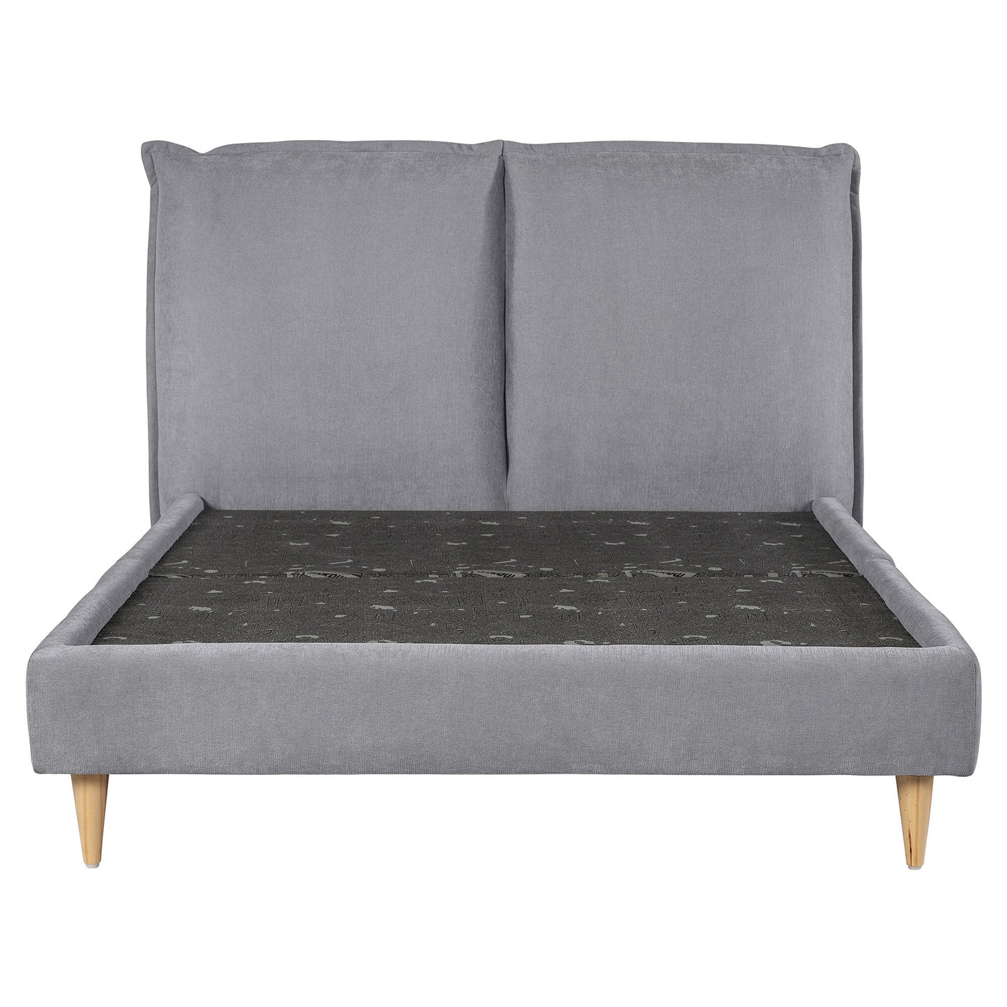 Base de Cama Matrimonial Zenvia Gris
