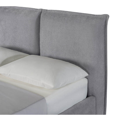 Base de Cama Matrimonial Zenvia Gris