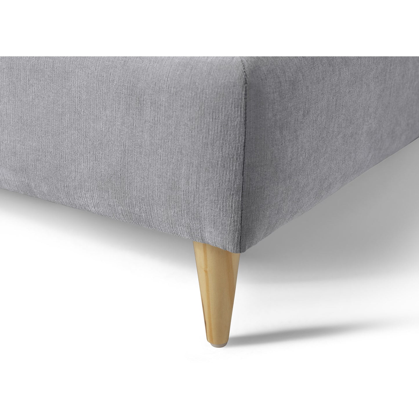 Base de Cama Matrimonial Zenvia Gris