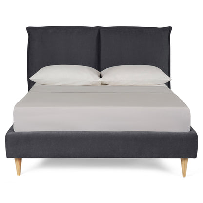 Base de Cama Matrimonial Zenvia Gris Oxford