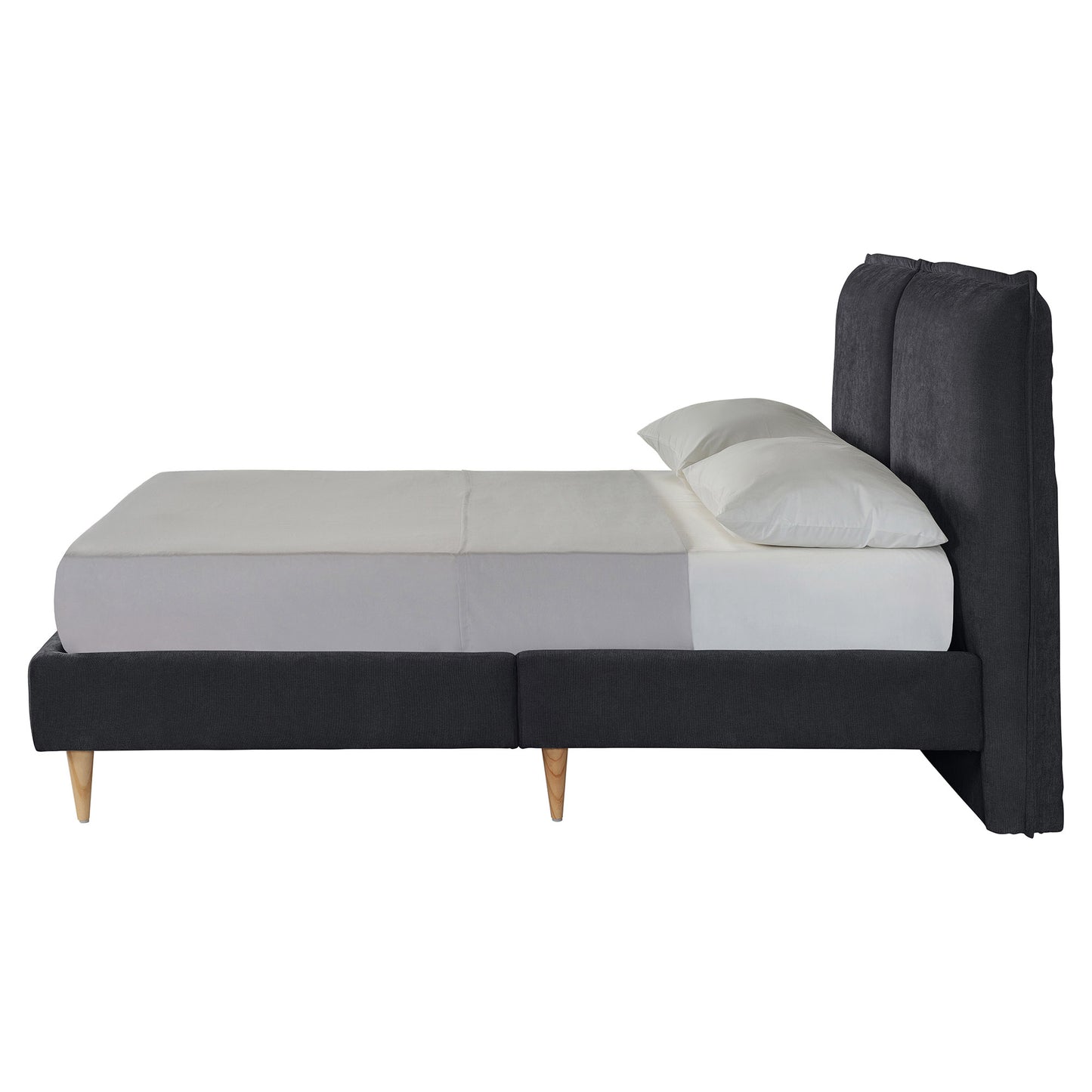Base de Cama Matrimonial Zenvia Gris Oxford