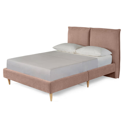 Base de Cama Matrimonial Zenvia Palo de Rosa