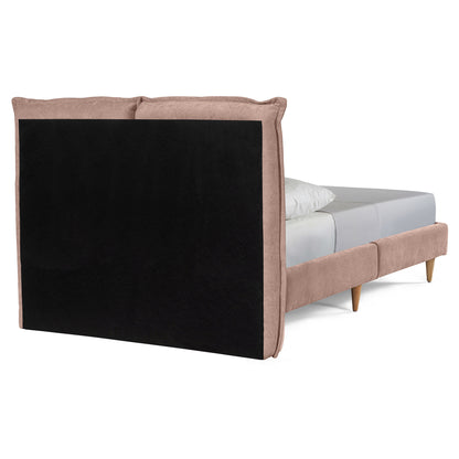 Base de Cama Matrimonial Zenvia Palo de Rosa