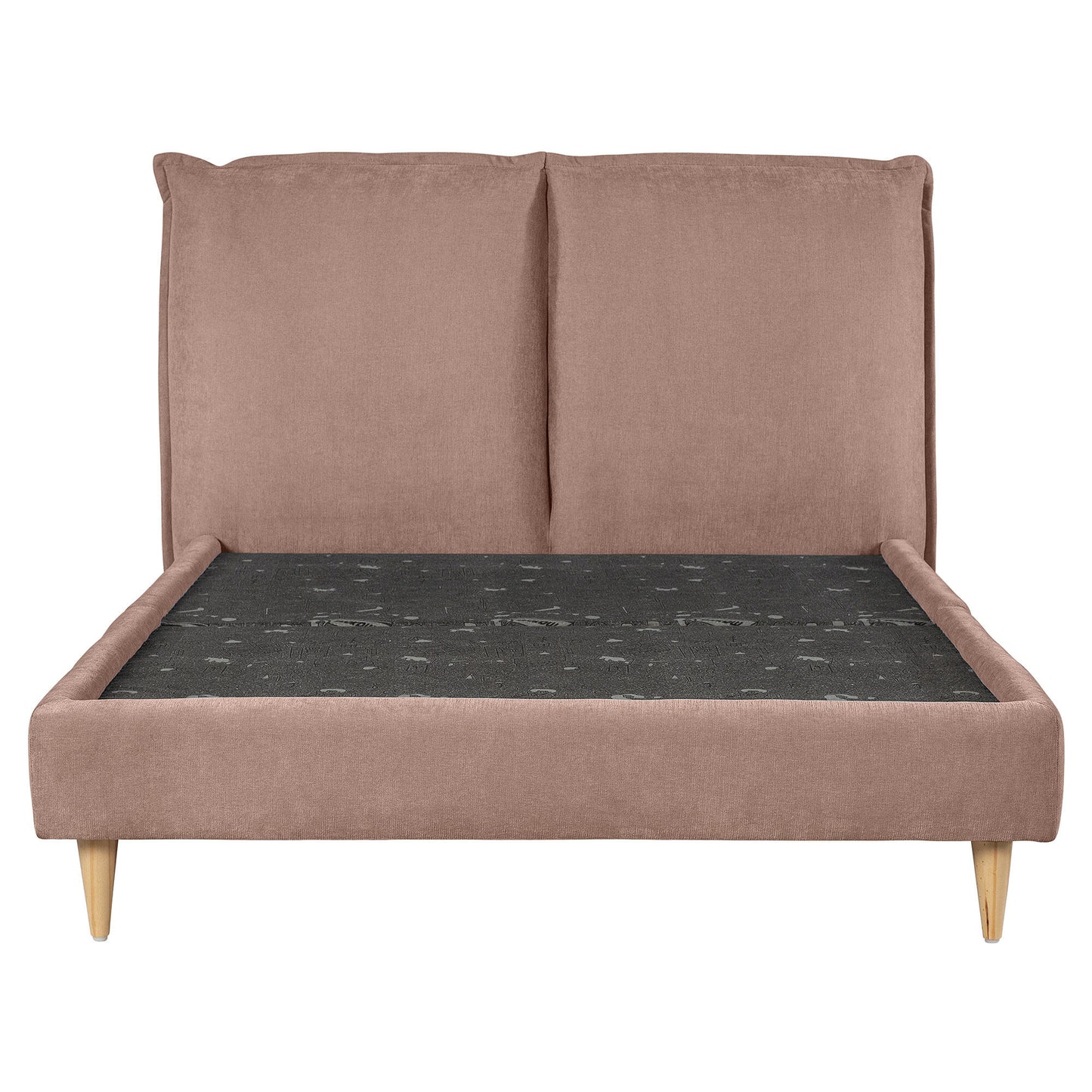 Base de Cama Matrimonial Zenvia Palo de Rosa