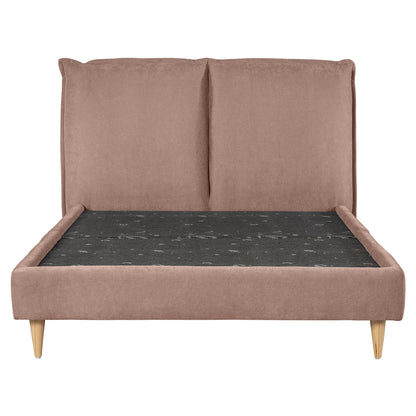 Base de Cama Matrimonial Zenvia Palo de Rosa
