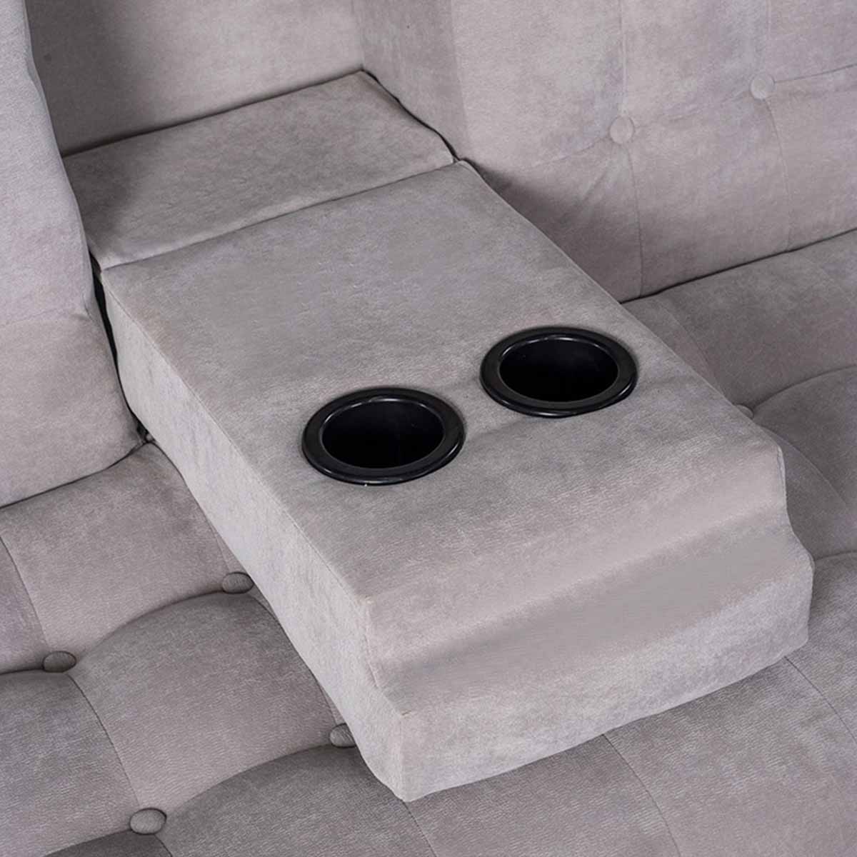 Sofá Cama Zeppelin Gris Claro