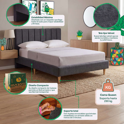 Base de Cama Queen Nostra Oxford | Makora