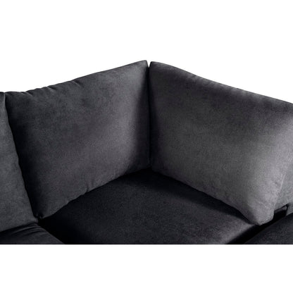 Sala modular Everyn 4 modulos Color Negro