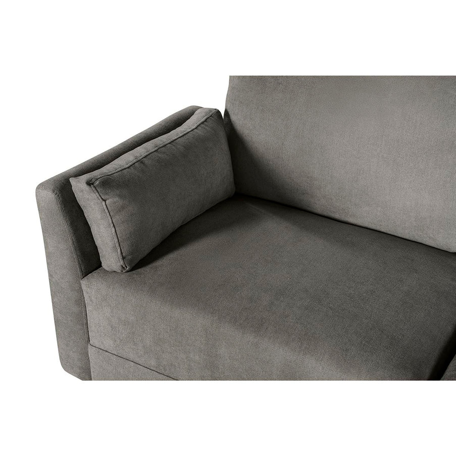 Sala De 4 Modulos Makora Everyn Memory Foam Oxford Chenil Respaldo Reclinable De 3 Posiciones