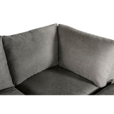 Sala De 4 Modulos Makora Everyn Memory Foam Oxford Chenil Respaldo Reclinable De 3 Posiciones