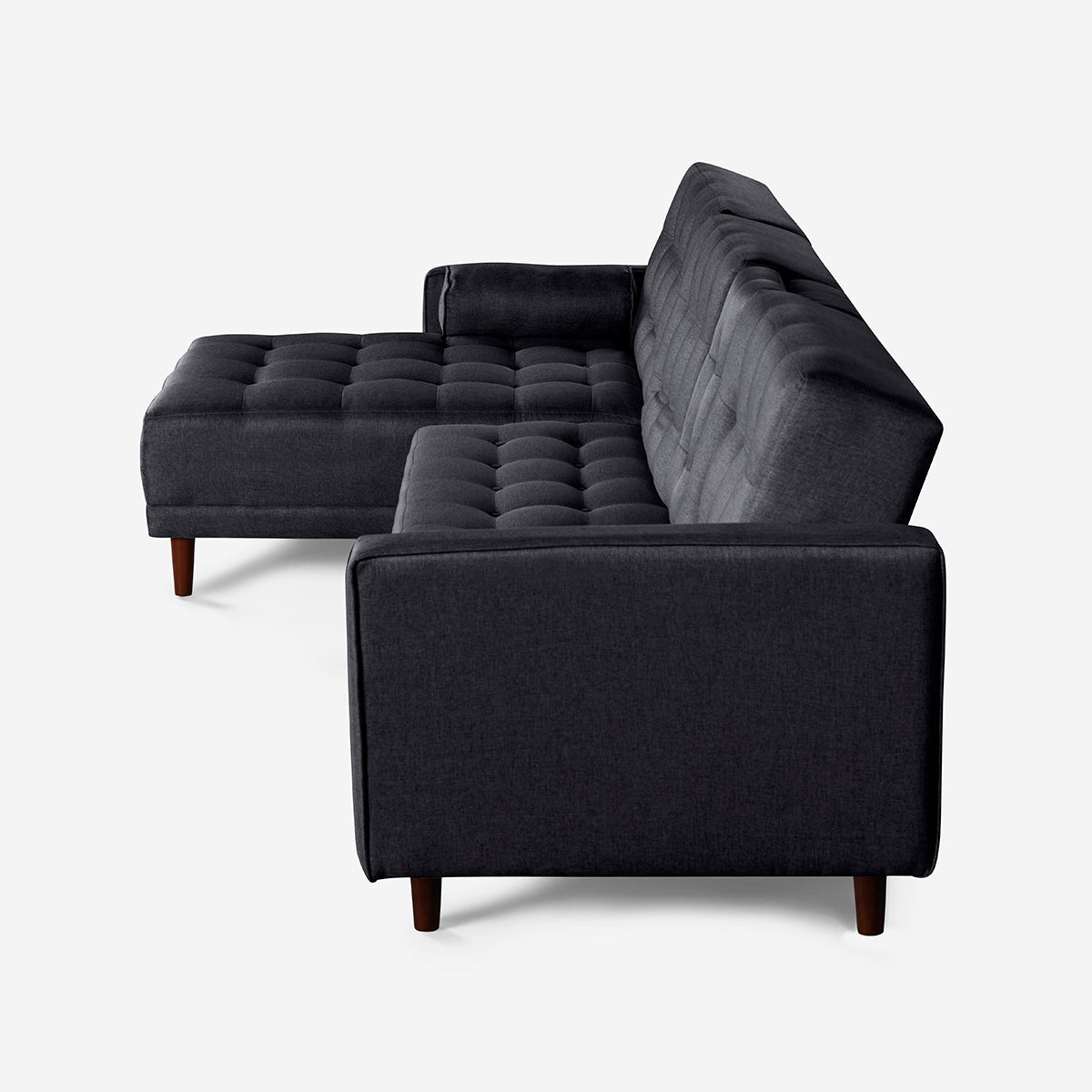 Sala Modular Makora Bardo Gris Oxford Magic De 3 Plazas Con Portavasos - Outlet