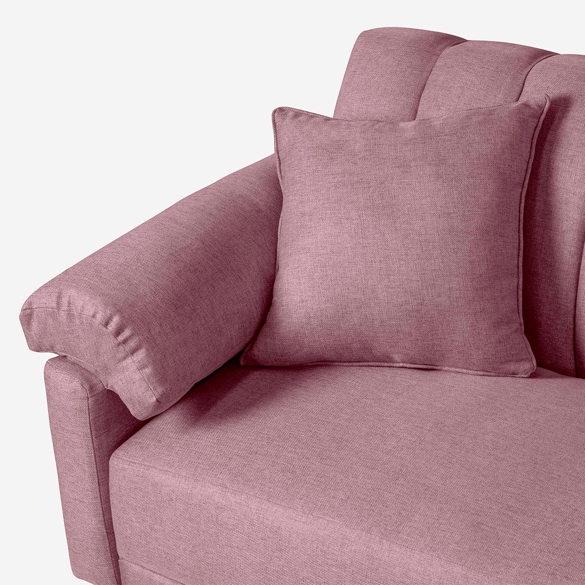 Sofá Cama Makora Brooklyn Rosa Lino De 3 Plazas