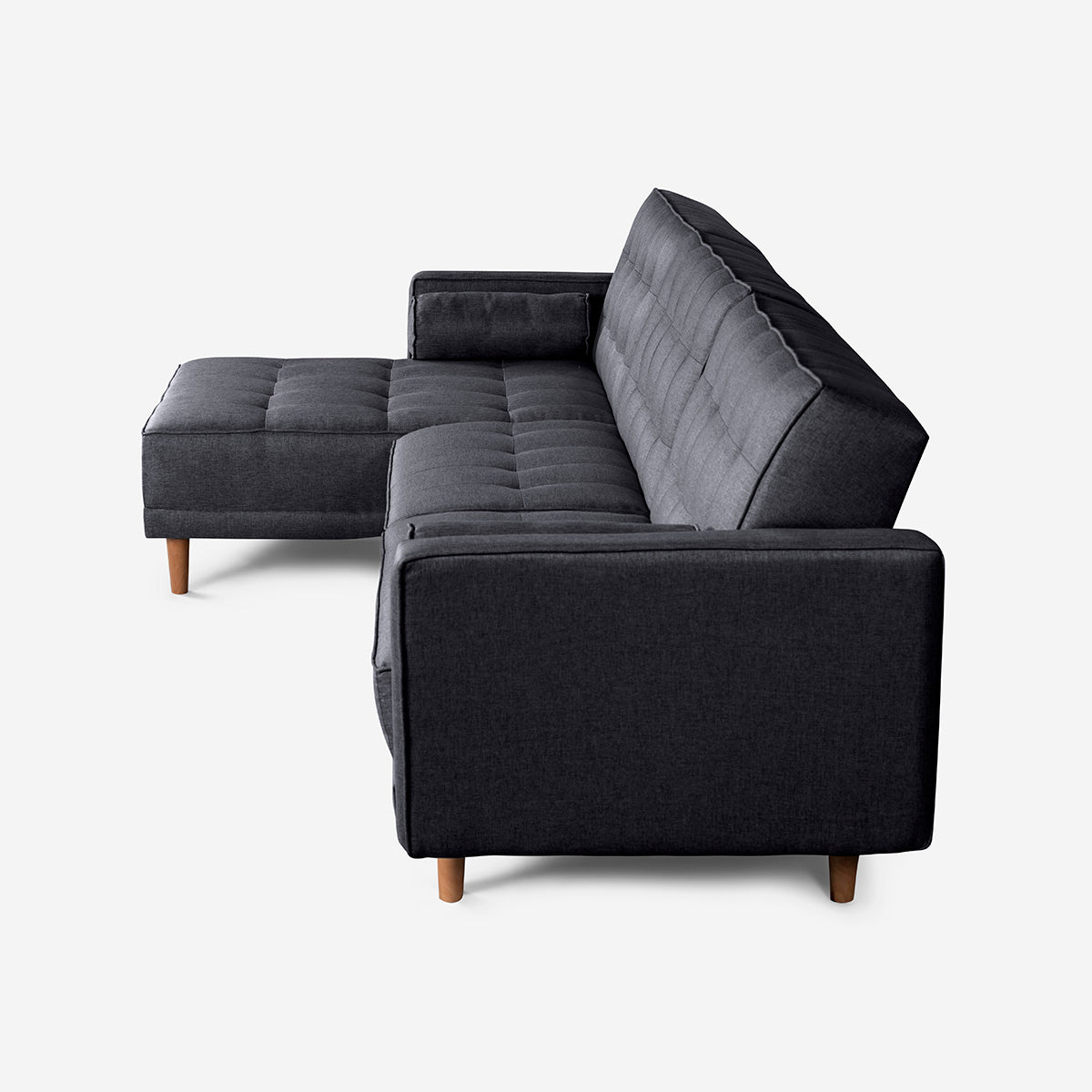 Sala Modular Makora Chiara Gris Oxford Magic De 3 Plazas - Outlet