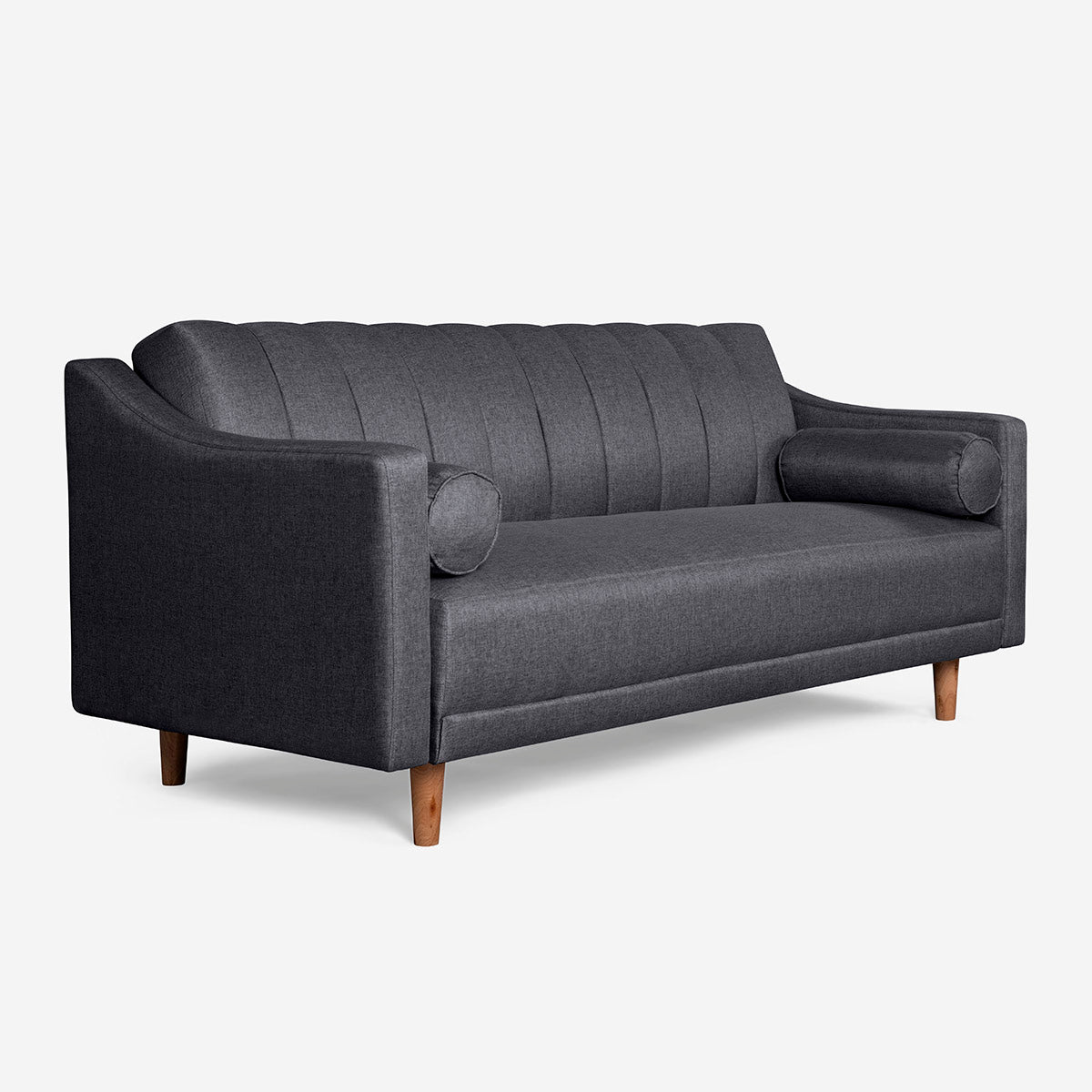 Sofá Cama Makora Midori Gris Oxford Magic De 3 Plazas - Outlet