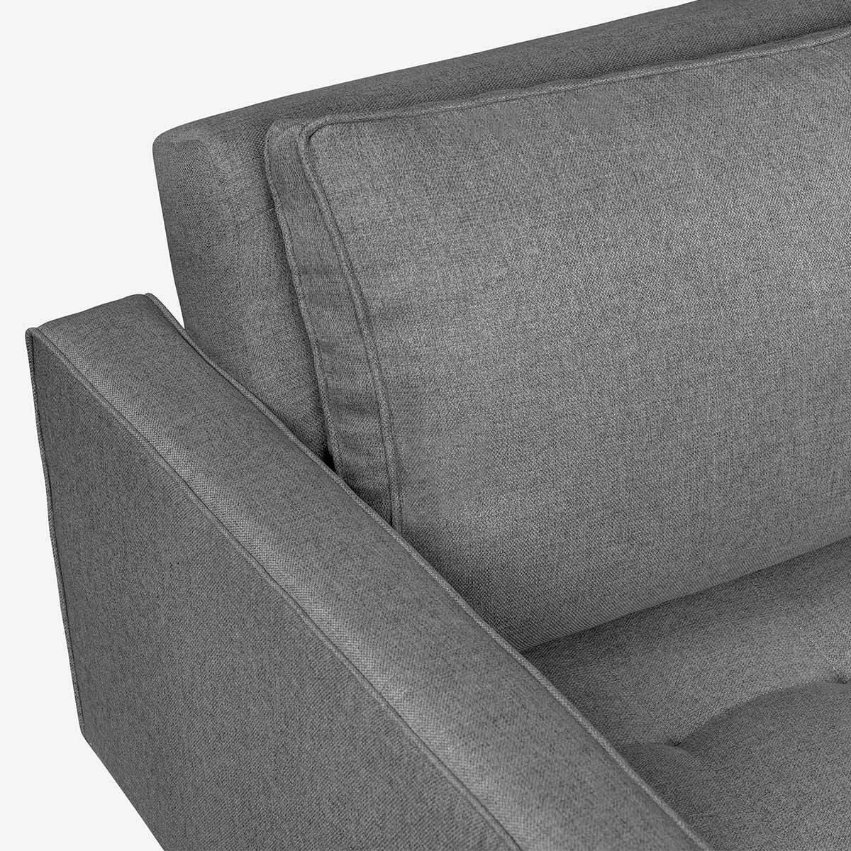 Sofá Cama Makora Salim Gris Claro Magic De 3 Plazas - Outlet