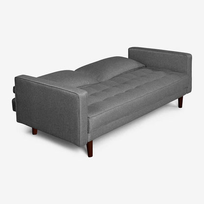 Sofá Cama Makora Salim Gris Claro Magic De 3 Plazas - Outlet