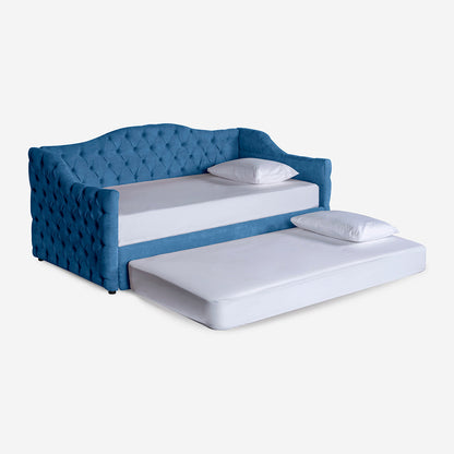 Daybed Makora Massimo Azul Terciopelo - Outlet