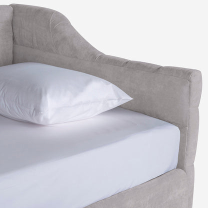 Daybed Makora Massimo Gris Claro Terciopelo - Outlet