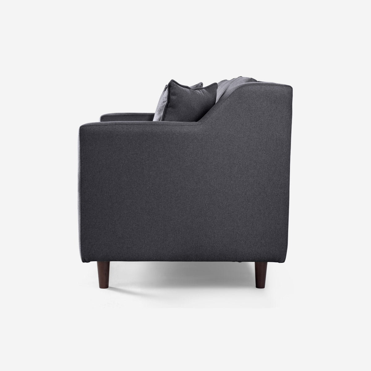 Sofá Love Seat Makora Arami Gris Oxford Lino De 2 Plazas - Outlet