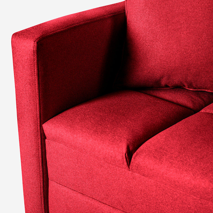 Sofá Love Seat Arami - Rojo