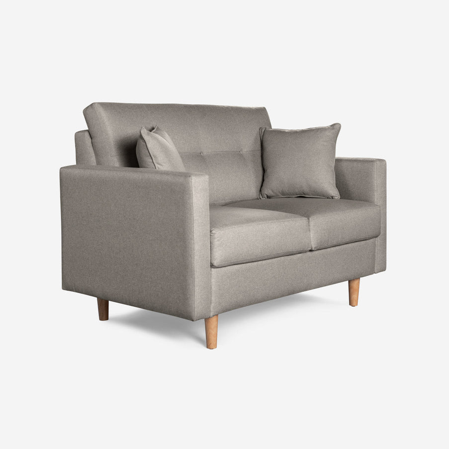 Sofá Love Seat Aria - Gris Claro