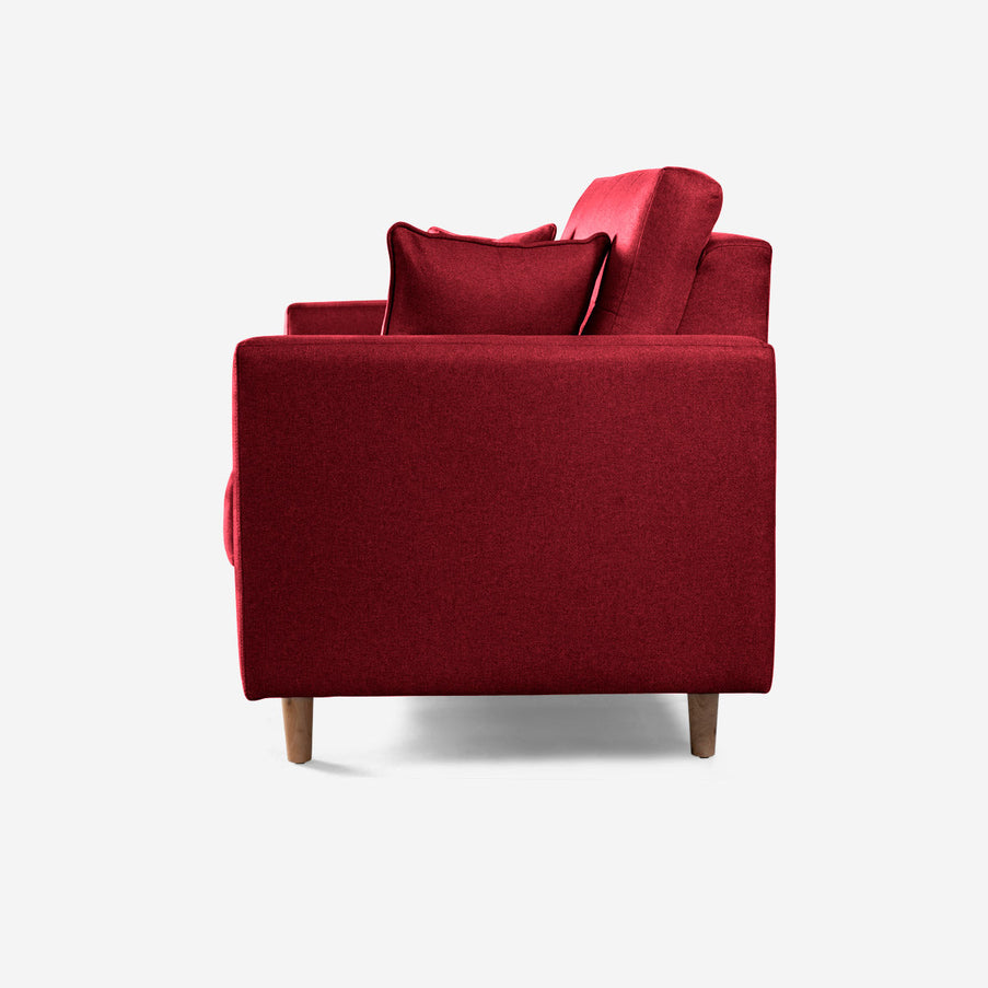 Sofá Love Seat Aria - Rojo