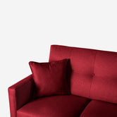 Sofá Love Seat Aria - Rojo