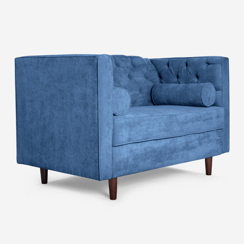 Sofá Love Seat Banks - Azul