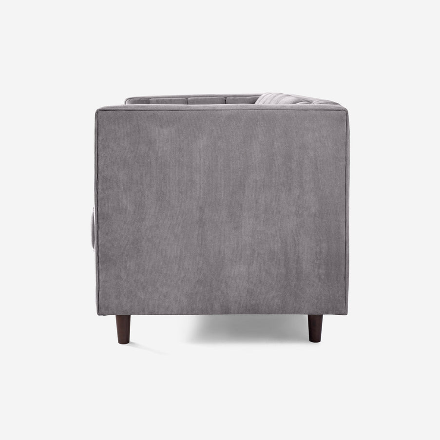 Sofá Love Seat Banks - Gris Claro