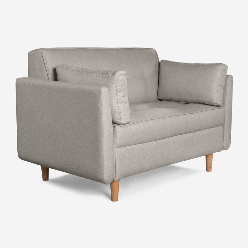 Sofá Love Seat Bellini - Gris Claro