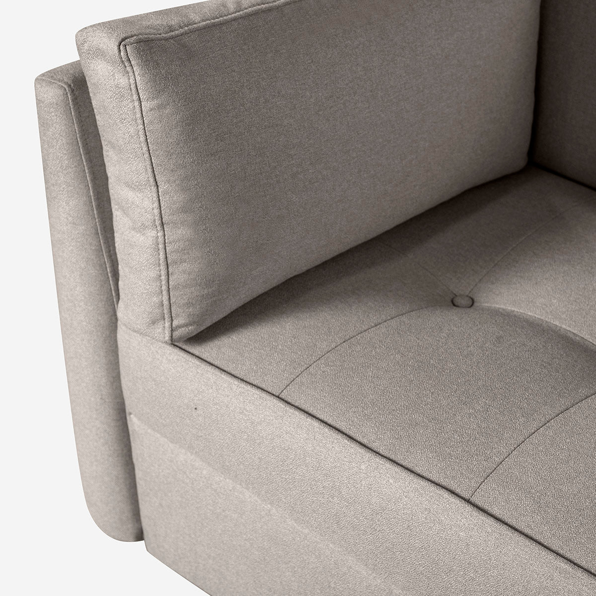 Sofá Love Seat Makora Bellini Gris Claro Lino De 2 Plazas - Outlet