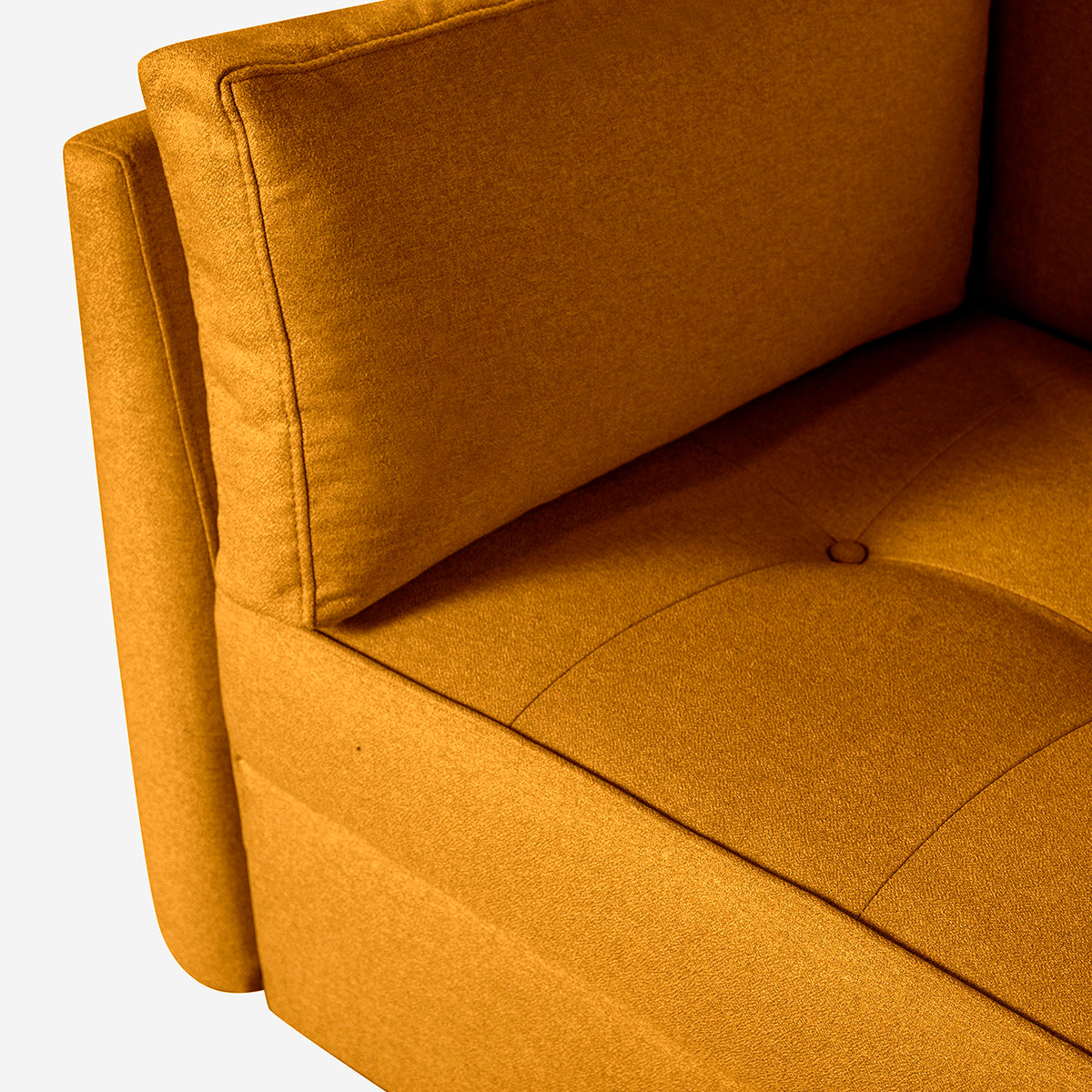 Sofá Love Seat Makora Bellini Mostaza Lino De 2 Plazas - Outlet