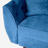 Sofá Love Seat Clooney - Azul