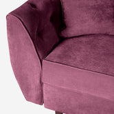 Sofá Love Seat Clooney - Morado