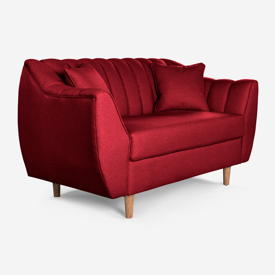 Sofá Love Seat Eliana - Rojo