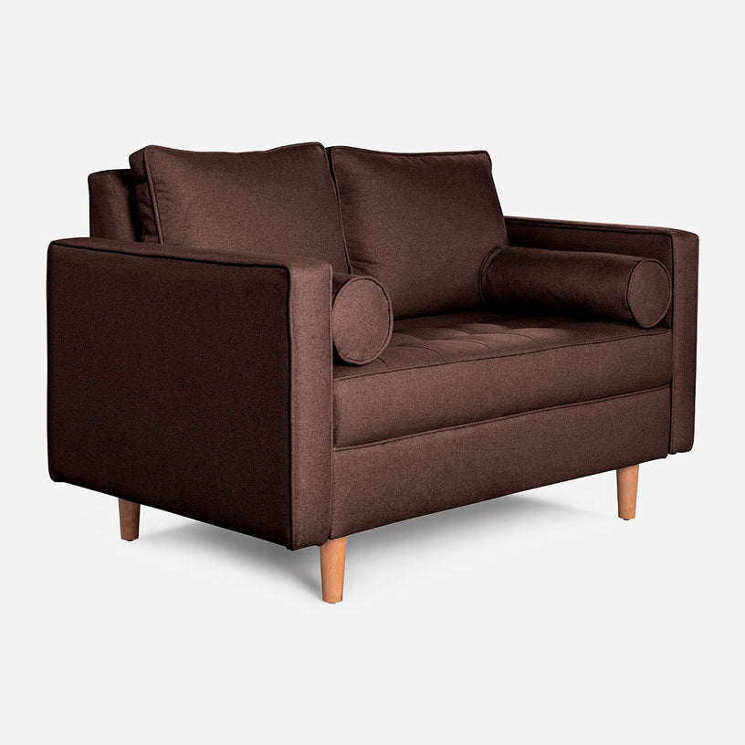 Sofá Love Seat Fallon - Chocolate