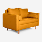 Sofá Love Seat Fallon - Mostaza