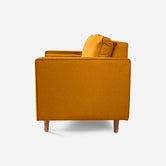 Sofá Love Seat Fallon - Mostaza