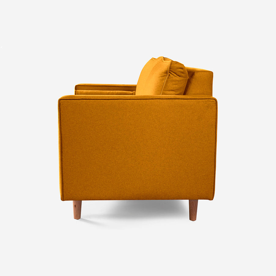 Sofá Love Seat Fallon - Mostaza