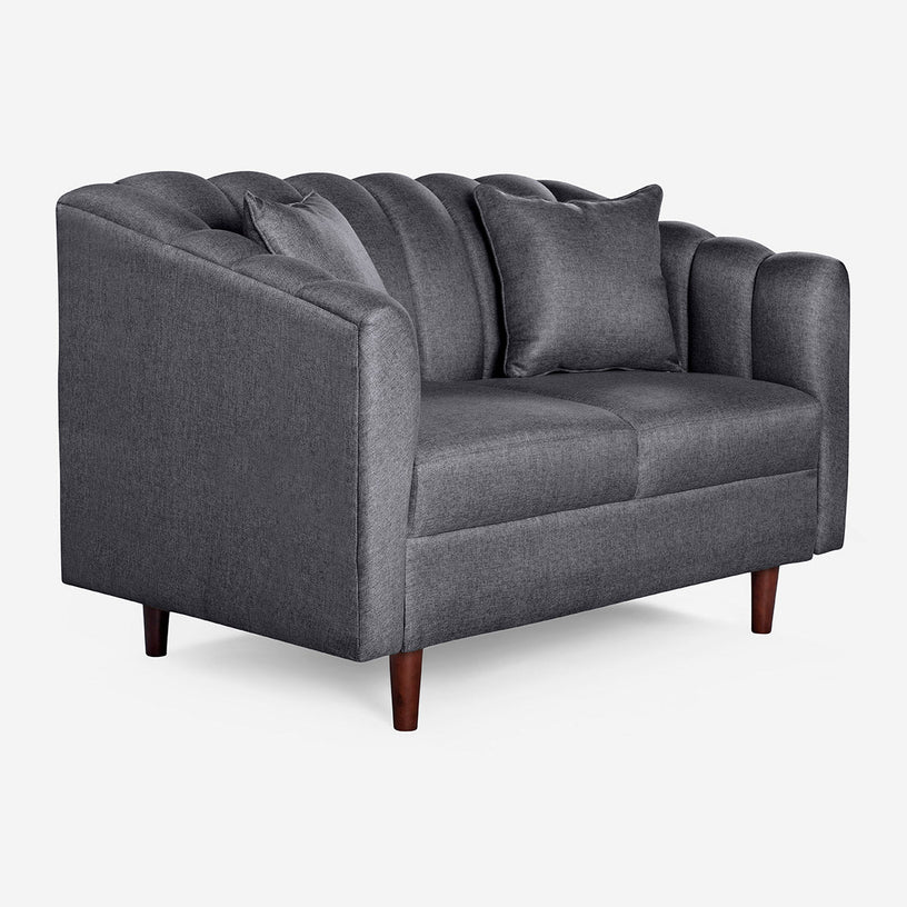 Sofá Love Seat Jax - Gris Oxford