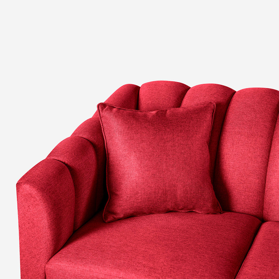 Sofá Love Seat Jax - Rojo