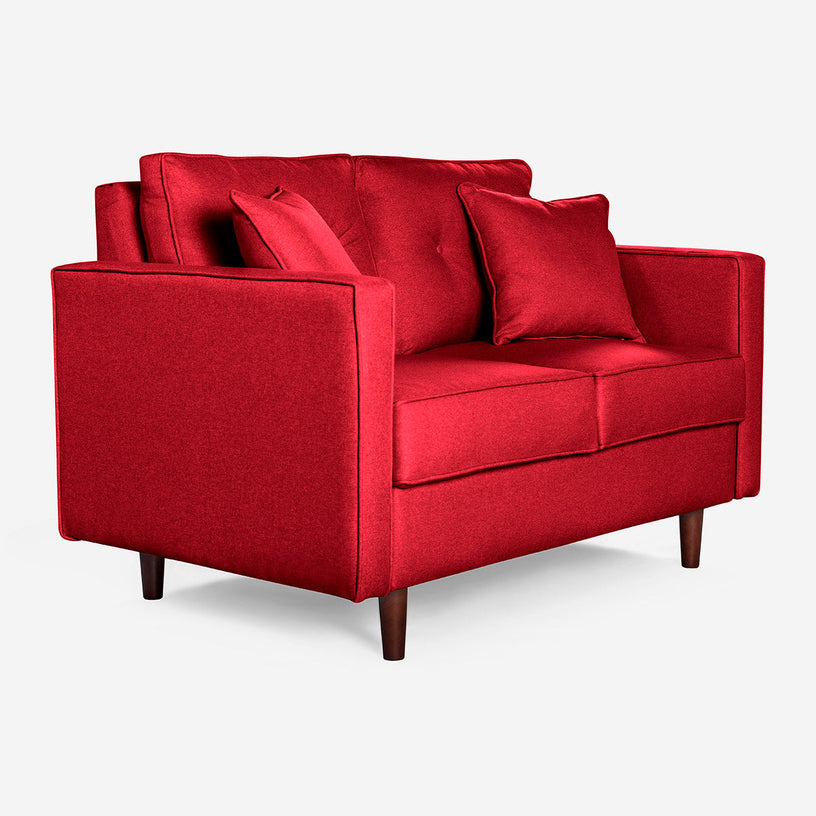 Sofá Love Seat Marzana - Rojo