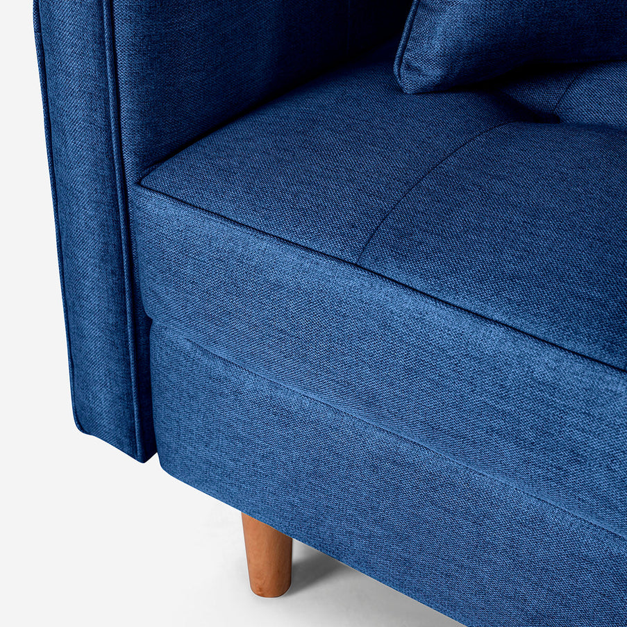 Sofá Love Seat Milliani - Azul