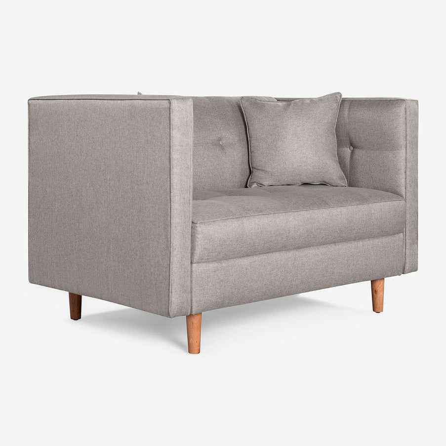 Sofá Love Seat Milliani - Gris Claro