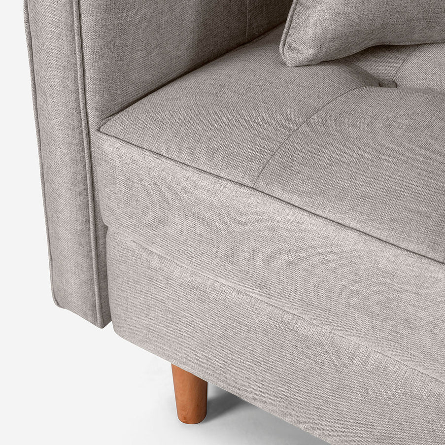 Sofá Love Seat Milliani - Gris Claro